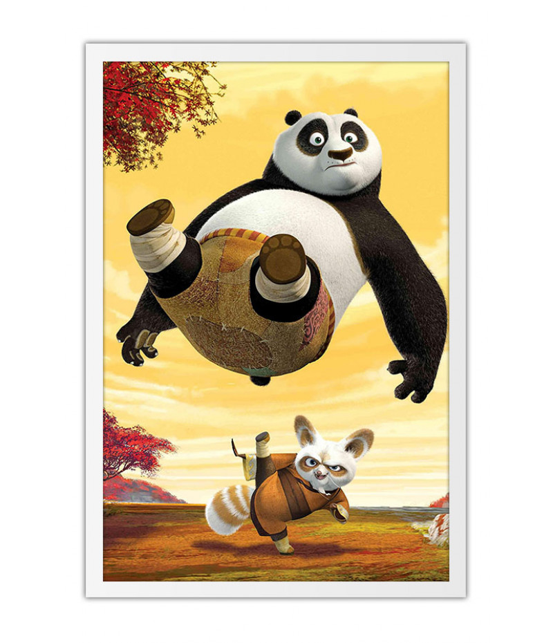 Quadro decorativo Kung Fu Panda Filme desenho em Promoção na