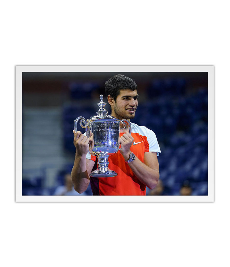 Poster Tenistas - Carlos Alcaraz - Esporte - Tennis