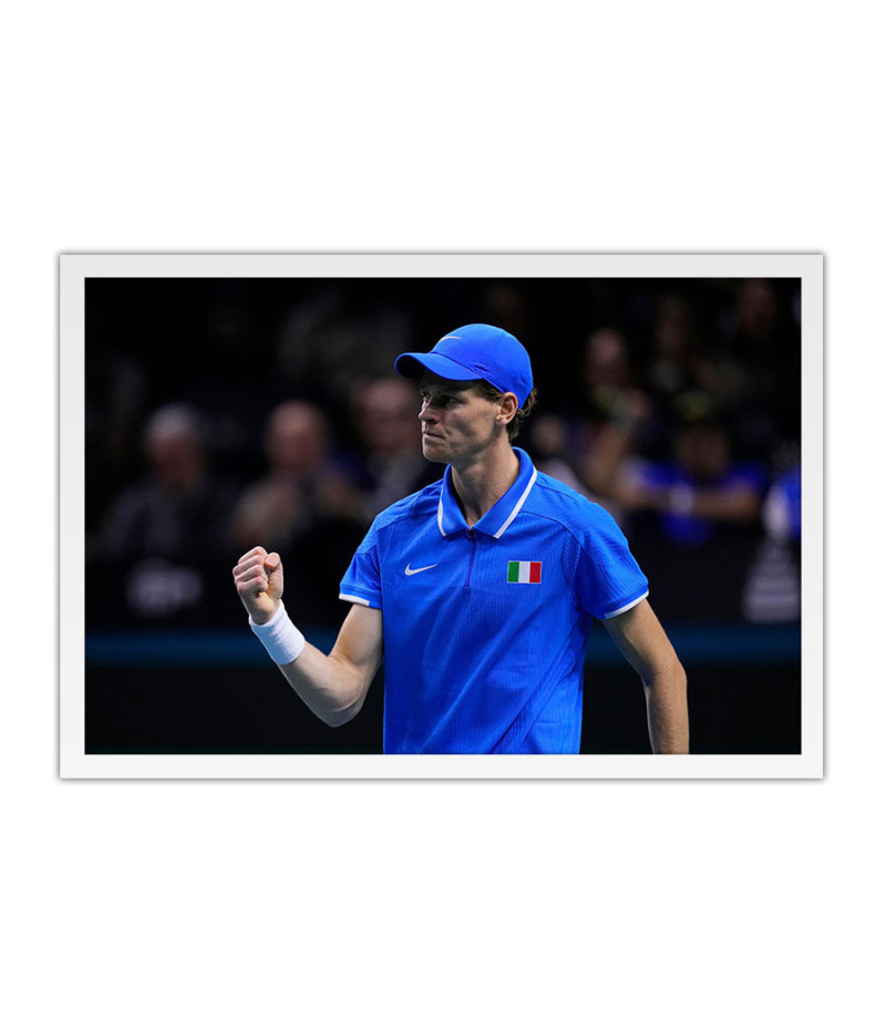 Poster Tenistas - Jannik Sinner - Esporte - Tennis