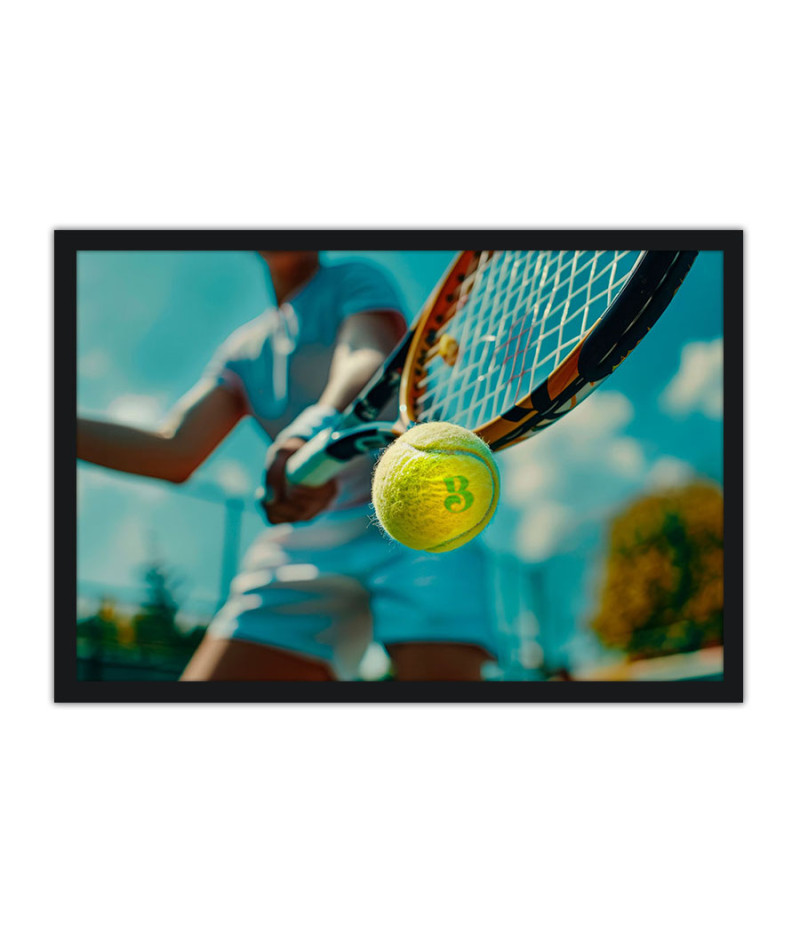 Poster Tenistas - Raquete E Bola - Esporte - Tennis