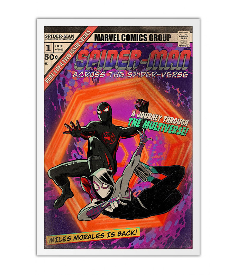 Poster Spider Man - Across The Spider Verse - Capas De Quadrinhos - HQ - Marvel