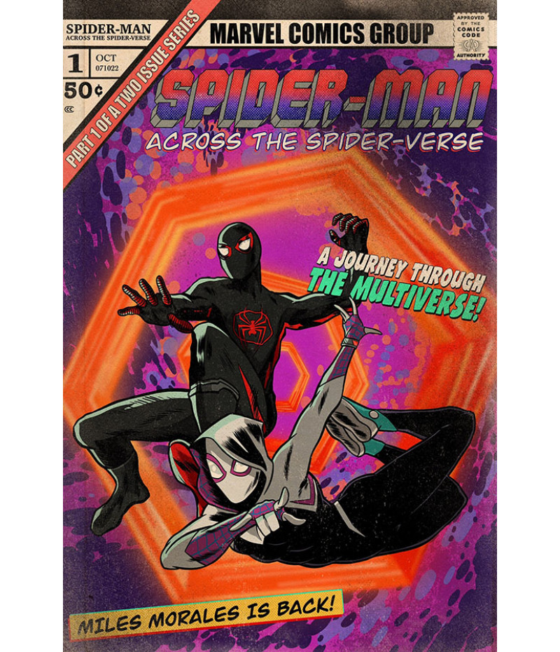 Poster Spider Man - Across The Spider Verse - Capas De Quadrinhos - HQ - Marvel