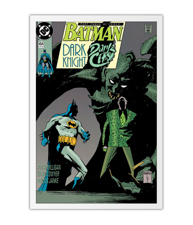 Poster Batman - Dark Knight Dark City - Capas De Quadrinhos - HQ - DC Comics