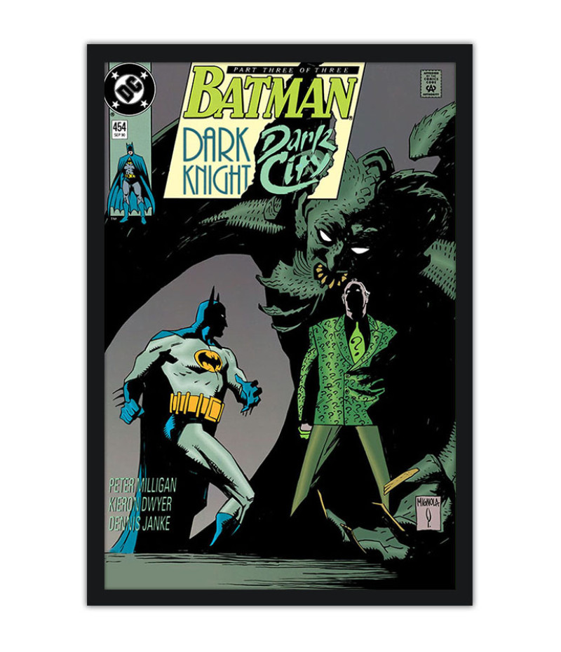 Poster Batman - Dark Knight Dark City - Capas De Quadrinhos - HQ - DC Comics