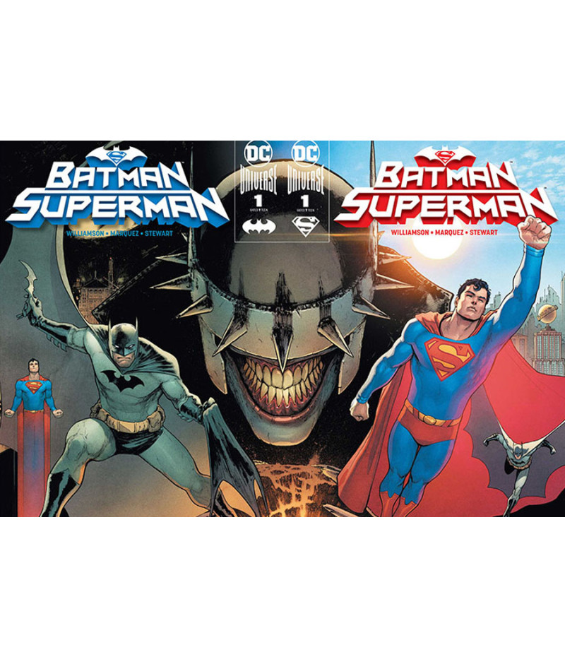 Poster Batman e Superman - Capas De Quadrinhos - HQ - DC Comics