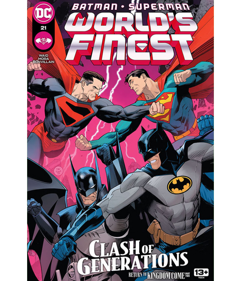 Poster Batman e Superman - Clash Of Generations - Capas De Quadrinhos - HQ - DC Comics