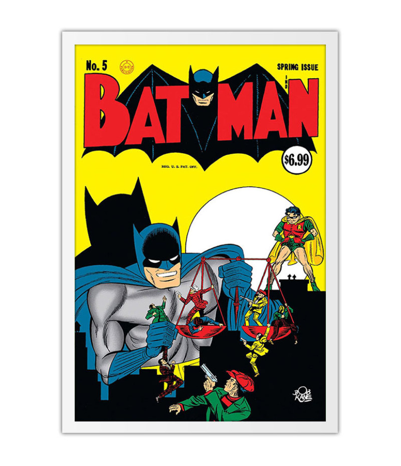 Poster Batman - Vintage - Capas De Quadrinhos - HQ - DC Comics