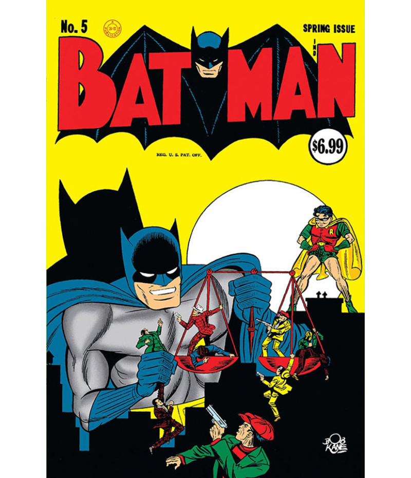 Poster Batman - Vintage - Capas De Quadrinhos - HQ - DC Comics