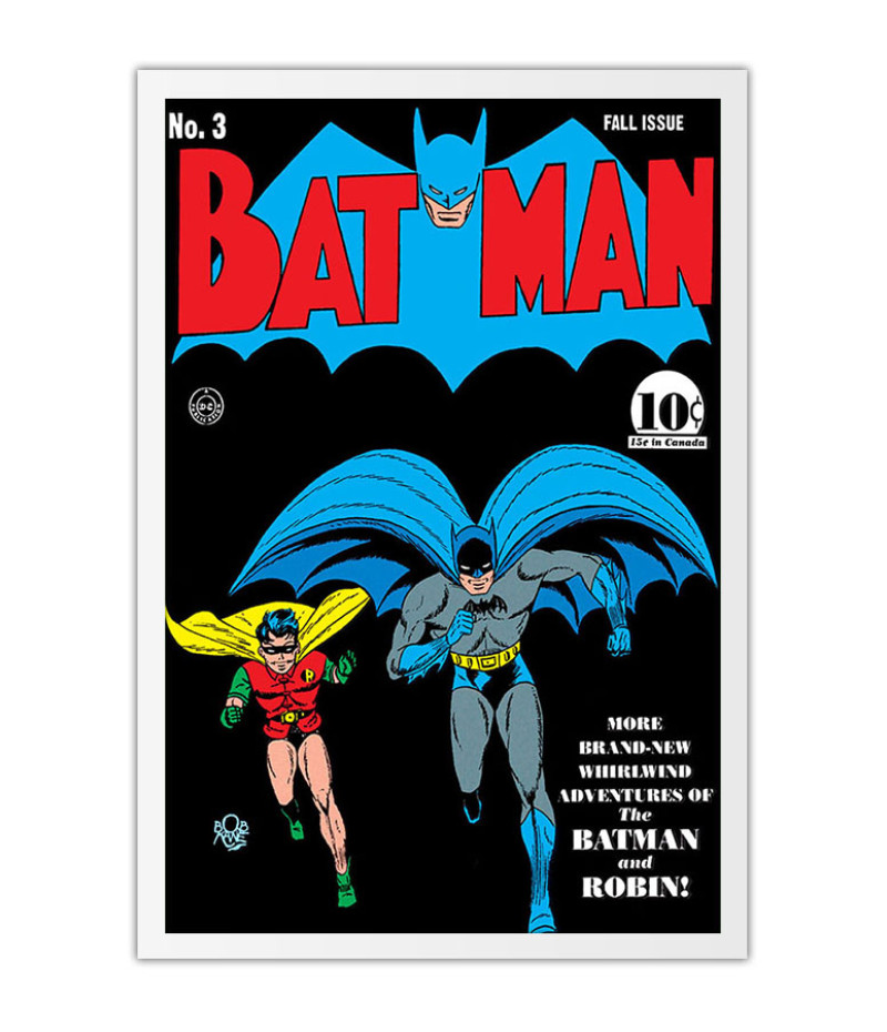 Poster Batman - Vintage - Capas De Quadrinhos - HQ - DC Comics