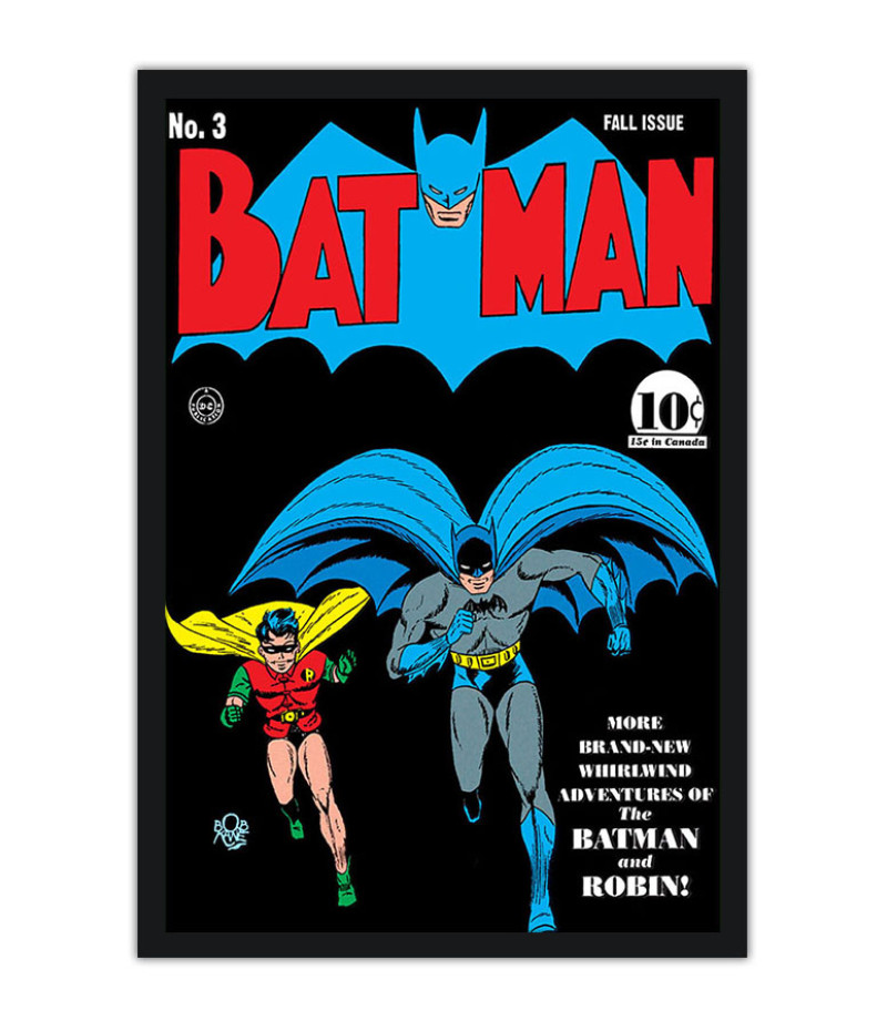 Poster Batman - Vintage - Capas De Quadrinhos - HQ - DC Comics