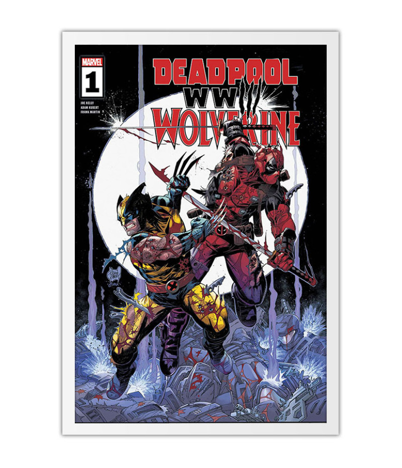 Poster Deadpool e Wolverine - Capas De Quadrinhos - HQ - Marvel