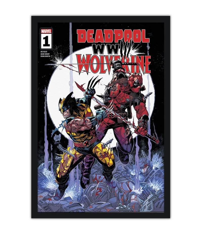 Poster Deadpool e Wolverine - Capas De Quadrinhos - HQ - Marvel