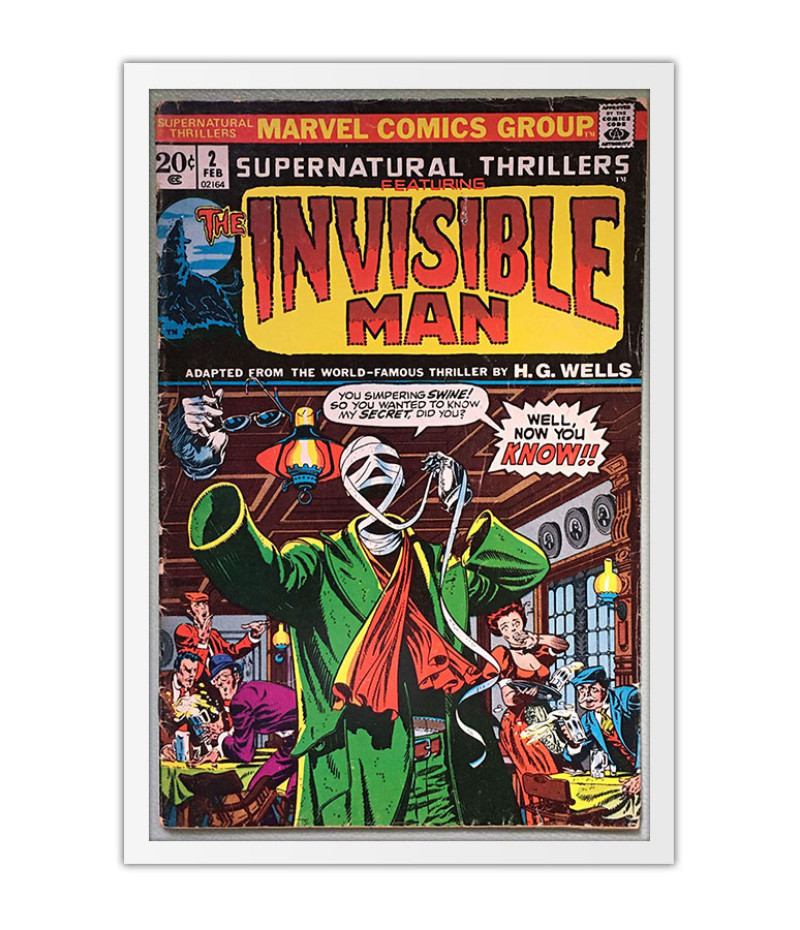 Poster Invisible Man - Capas De Quadrinhos - HQ Marvel