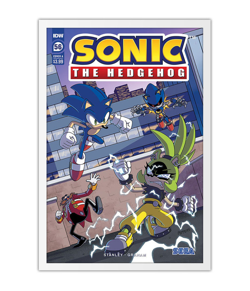 Poster Sonic - Capas De Quadrinhos - HQ
