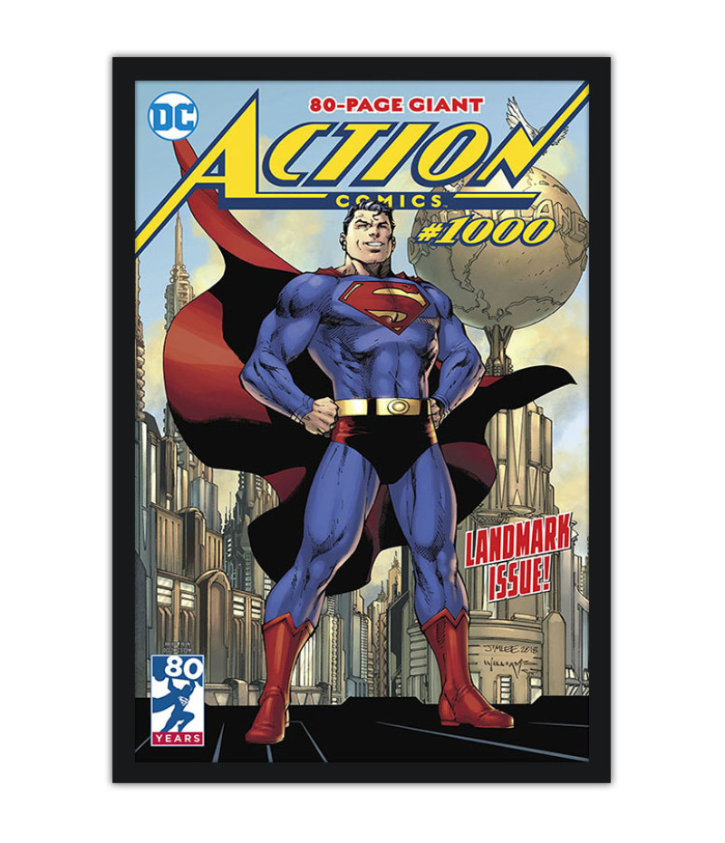Poster Superman 1000 - Capas De Quadrinhos - HQ - DC Comics