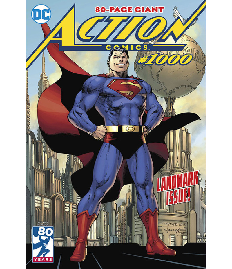 Poster Superman 1000 - Capas De Quadrinhos - HQ - DC Comics