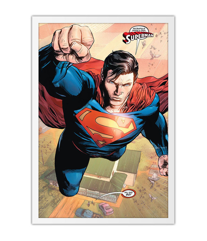 Poster Superman - Capas De Quadrinhos - HQ - DC Comics