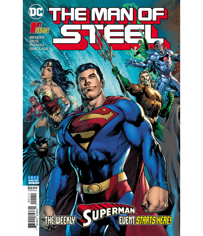 Poster Superman - The Man Of Steel Capas De Quadrinhos - HQ - DC Comics