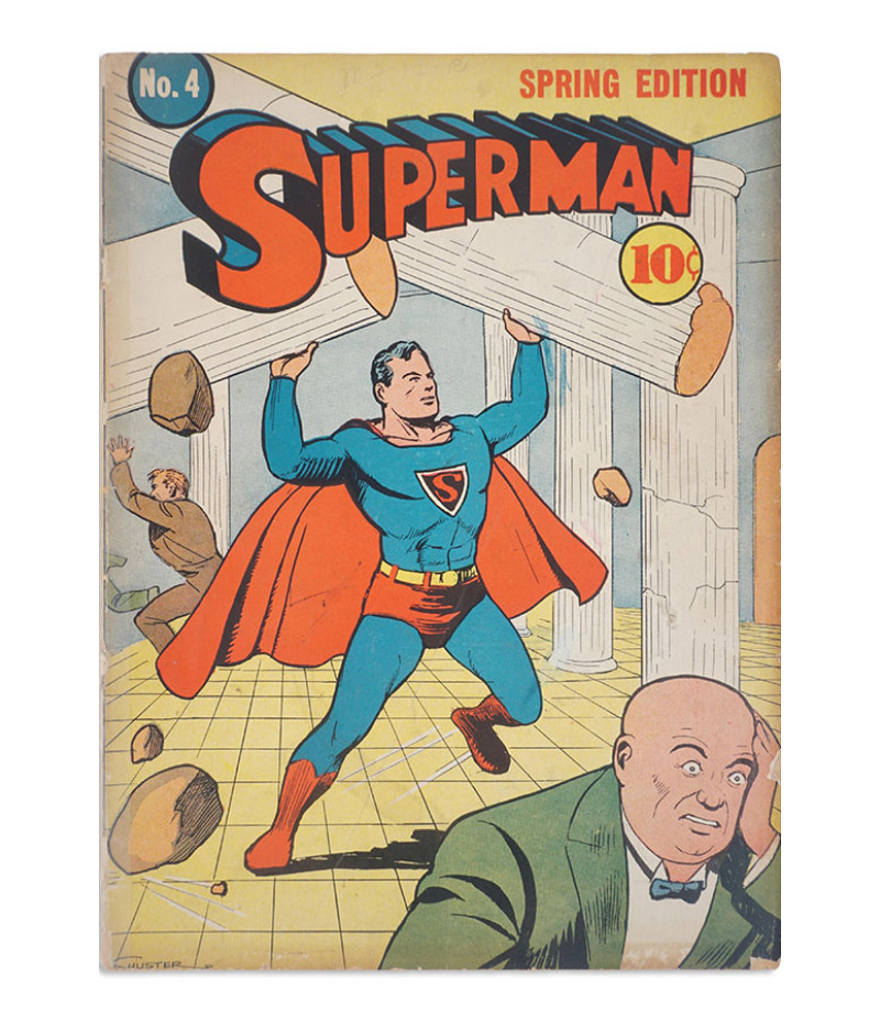 Poster Superman - Vintage - Capas De Quadrinhos - HQ - DC Comics