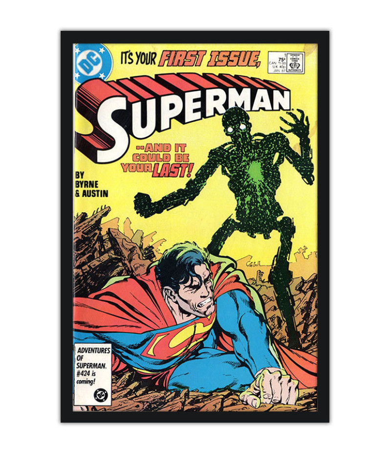 Poster Superman - Vintage - Capas De Quadrinhos - HQ - DC Comics