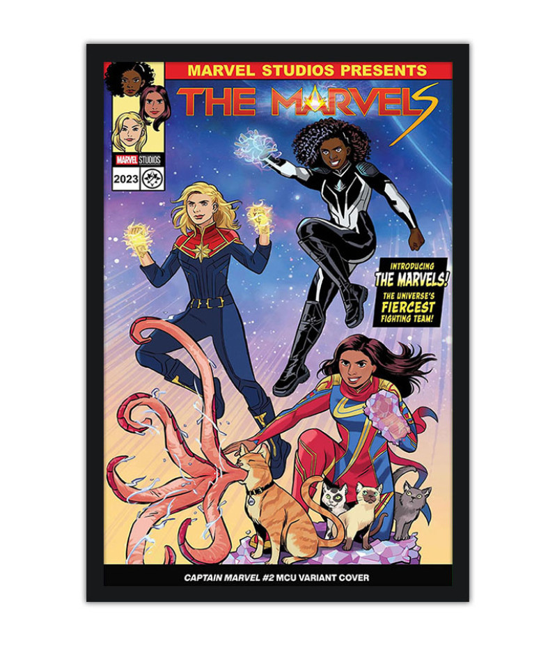 Poster The Marvels - Capas De Quadrinhos - HQ - Marvel
