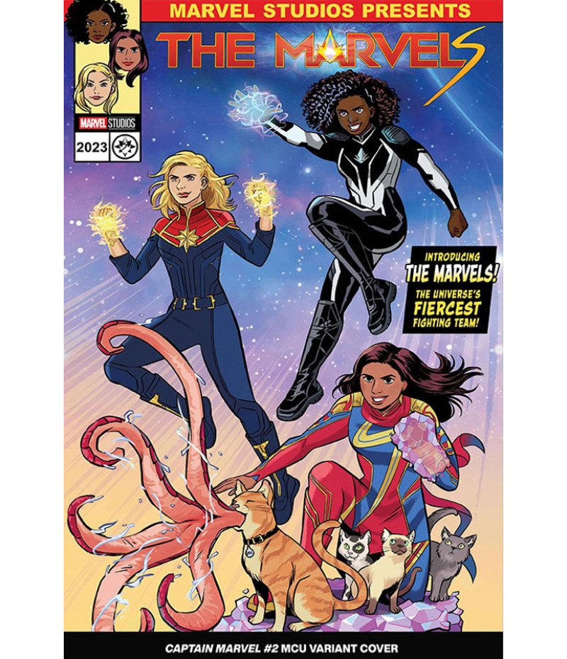 Poster The Marvels - Capas De Quadrinhos - HQ - Marvel