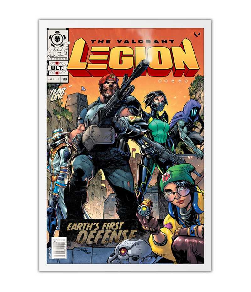 Poster The Valorant Legion - Capas De Quadrinhos - HQ - DC Comics