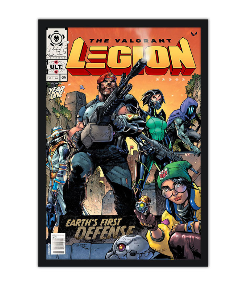 Poster The Valorant Legion - Capas De Quadrinhos - HQ - DC Comics