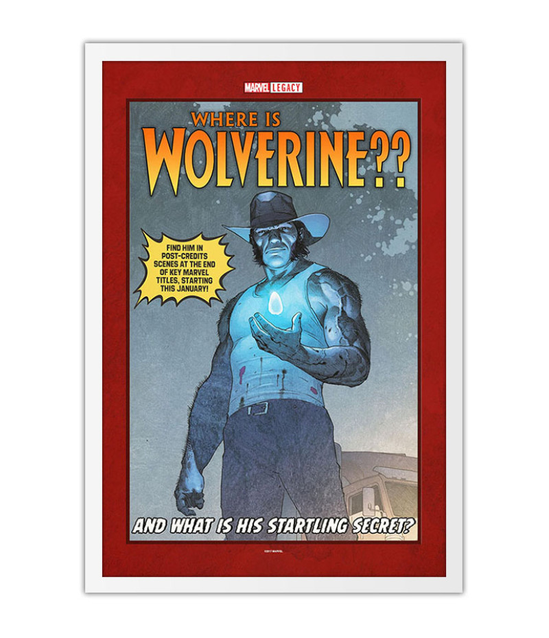Poster Where Is Wolverine - Capas De Quadrinhos - HQ - Marvel