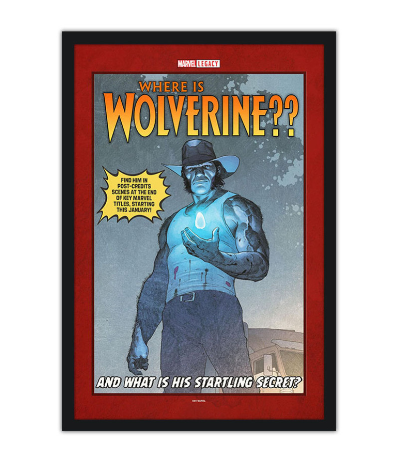 Poster Where Is Wolverine - Capas De Quadrinhos - HQ - Marvel