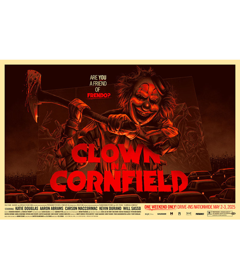 Poster Palhaço No Milharal - Clown In A Cornfield - Terror - Filmes