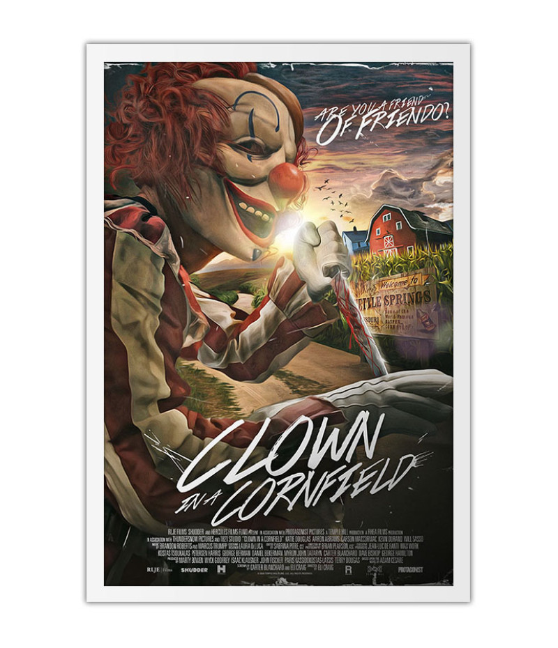 Poster Palhaço No Milharal - Clown In A Cornfield - Terror - Filmes