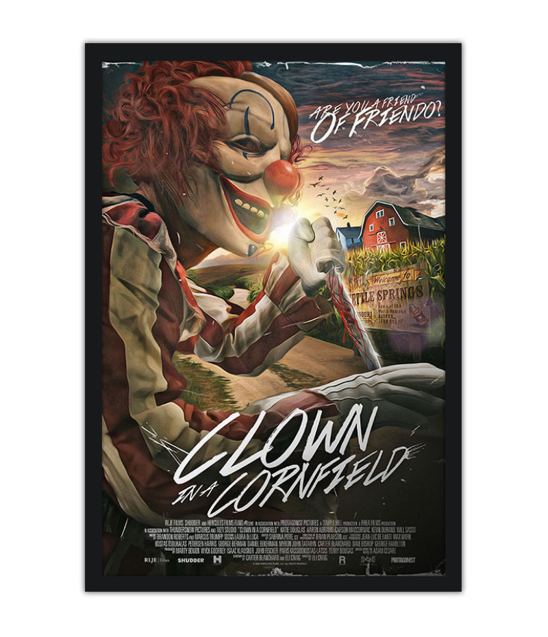 Poster Palhaço No Milharal - Clown In A Cornfield - Terror - Filmes