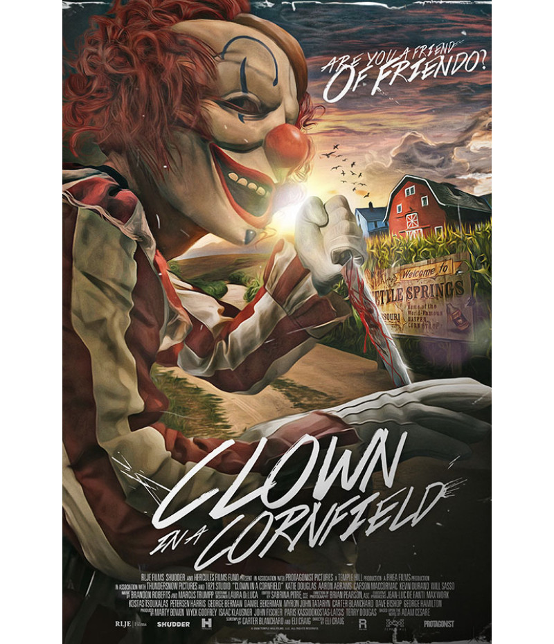 Poster Palhaço No Milharal - Clown In A Cornfield - Terror - Filmes