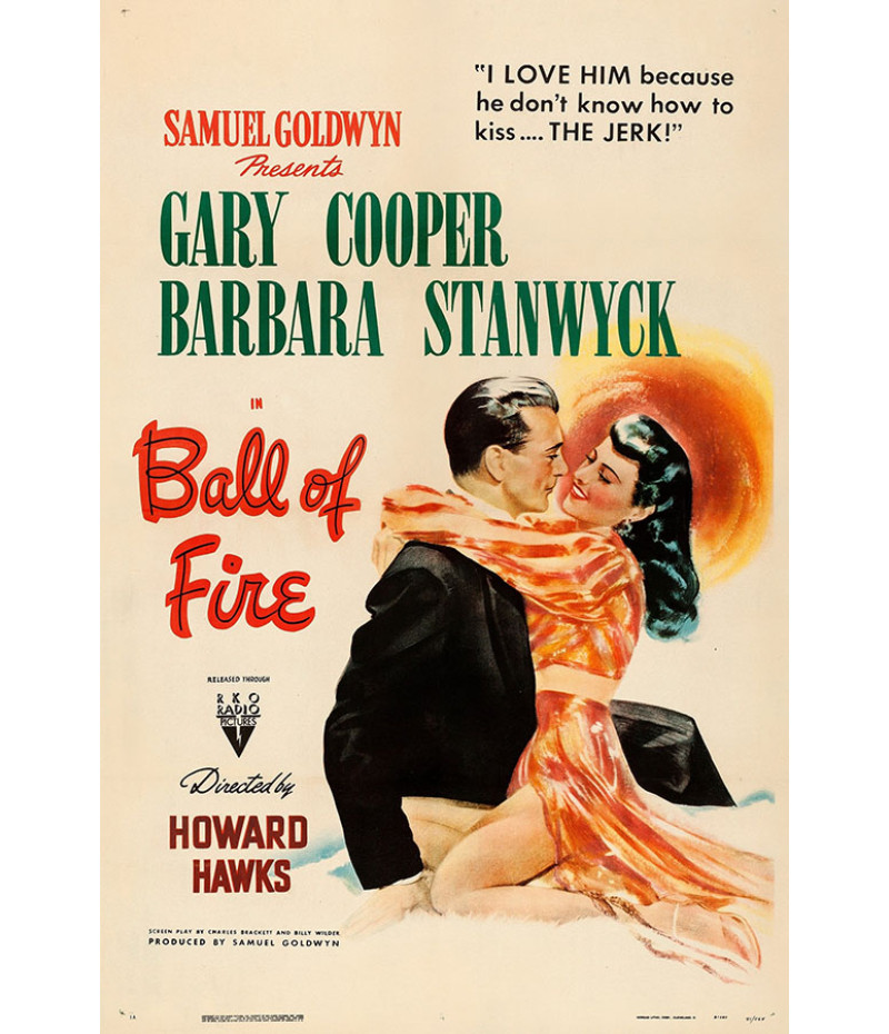Poster Ball Of Fire - Bola De Fogo Vintage - Filmes