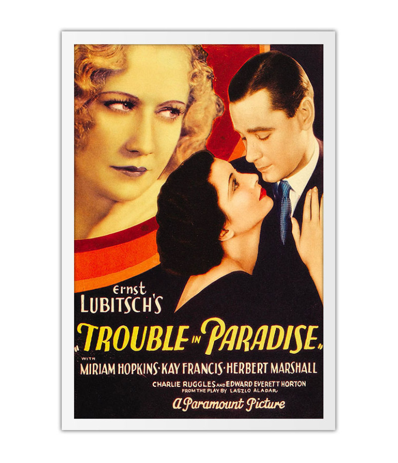 Poster Trouble In Paradise - Vintage - Filmes