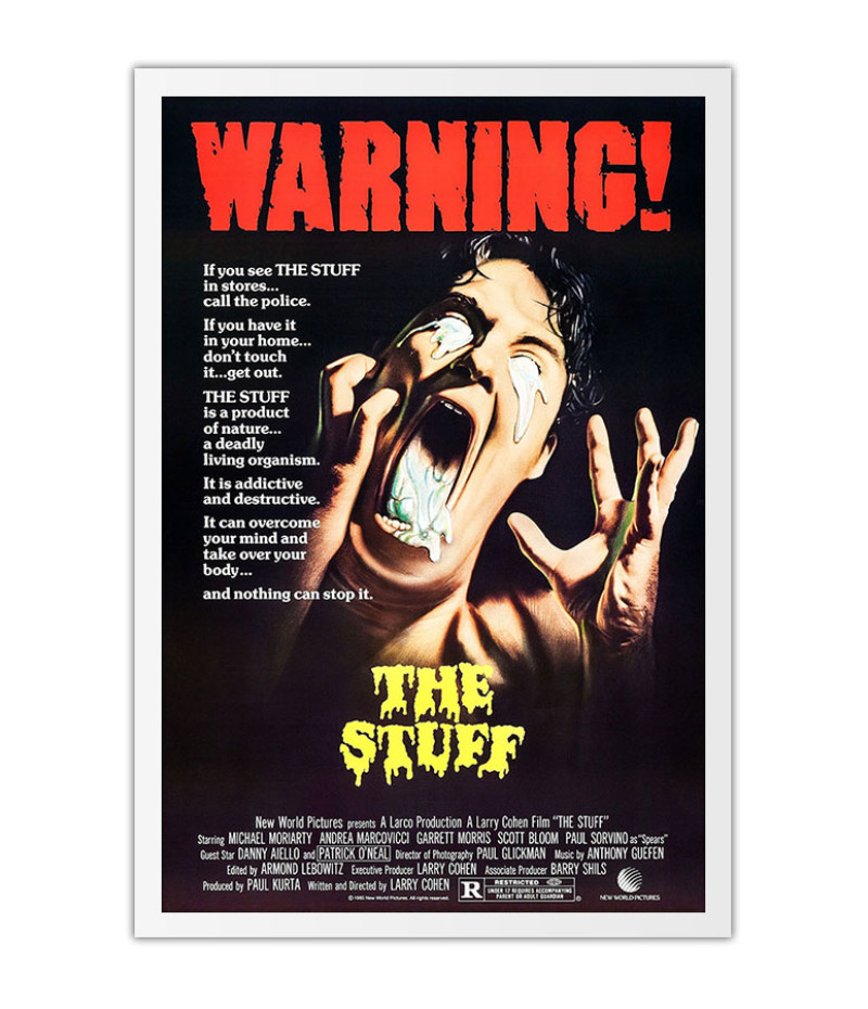 Poster The Stuff - A Coisa - Terror - Vintage - Filmes