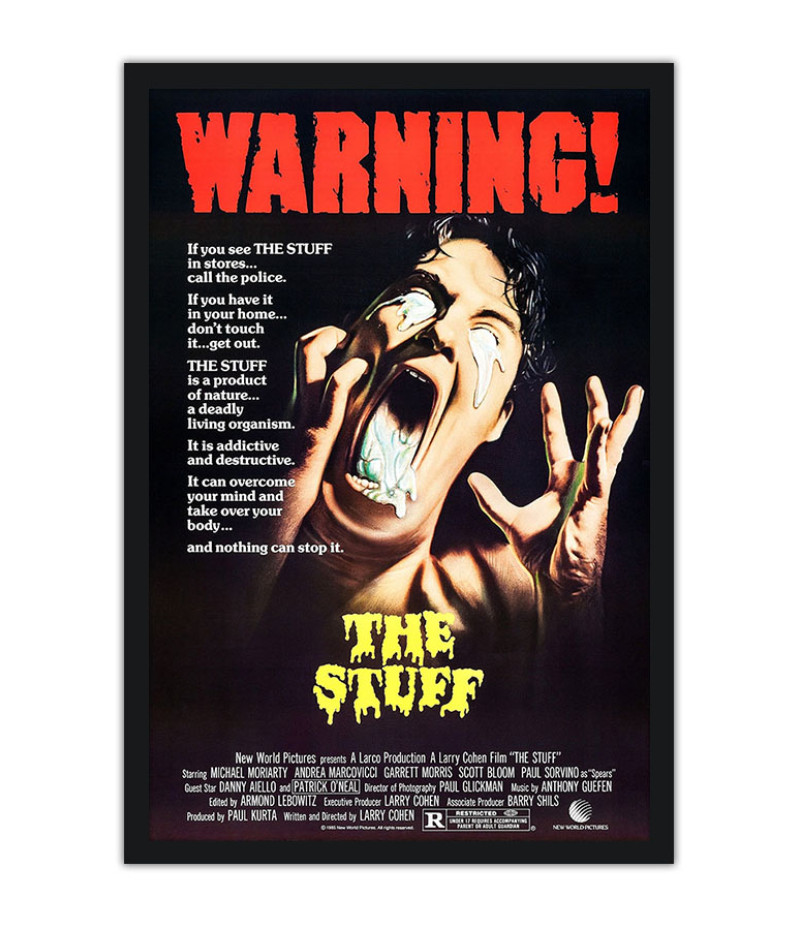 Poster The Stuff - A Coisa - Terror - Vintage - Filmes