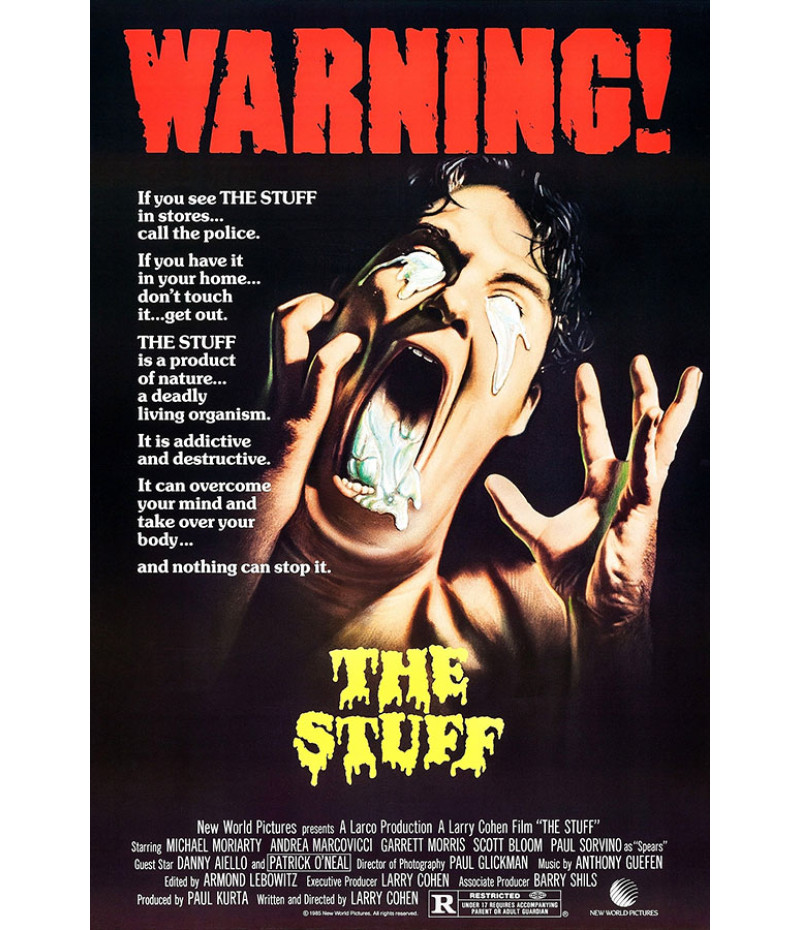 Poster The Stuff - A Coisa - Terror - Vintage - Filmes