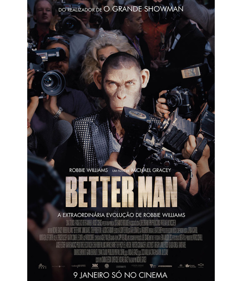 Poster Better Man A História De Robbie Williams - Filmes
