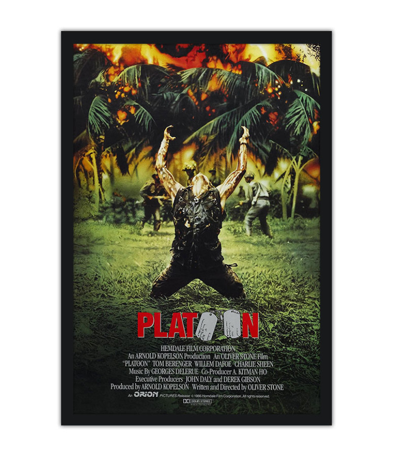 Poster Platoon Guerra - Filmes