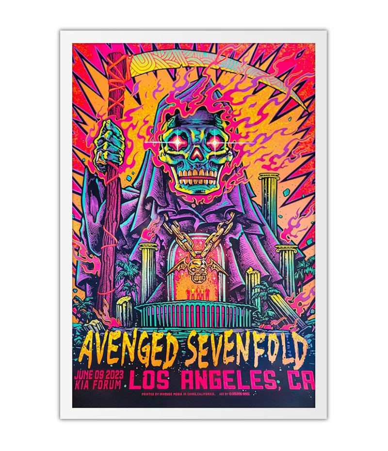 Poster Avenged Sevenfold - A7X - Bandas de Rock