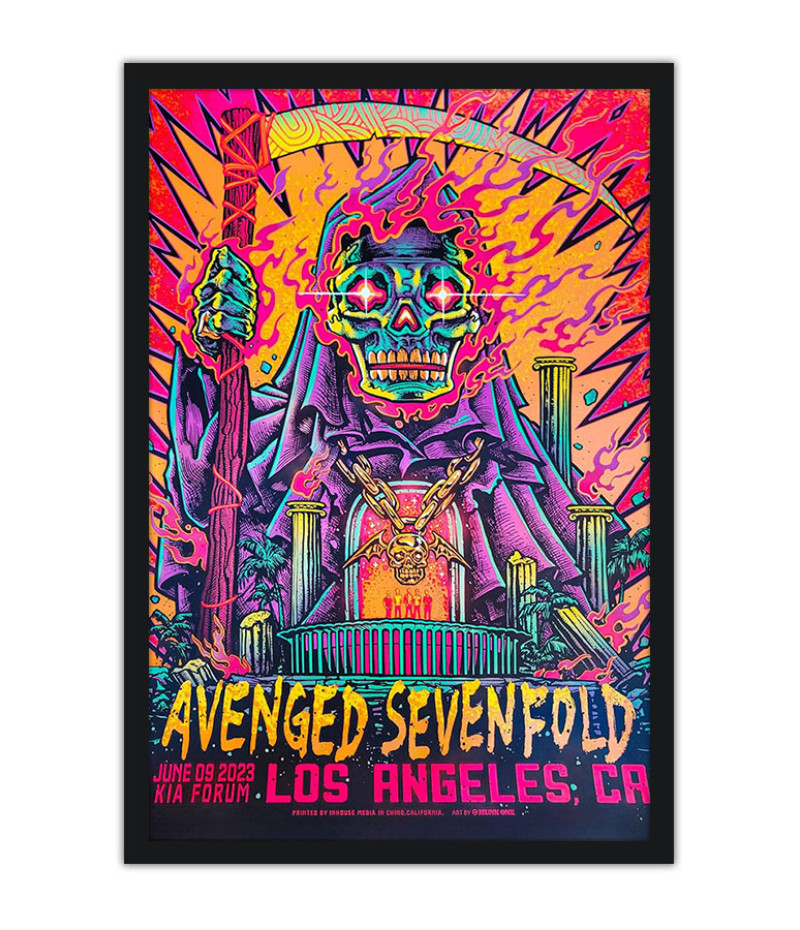 Poster Avenged Sevenfold - A7X - Bandas de Rock