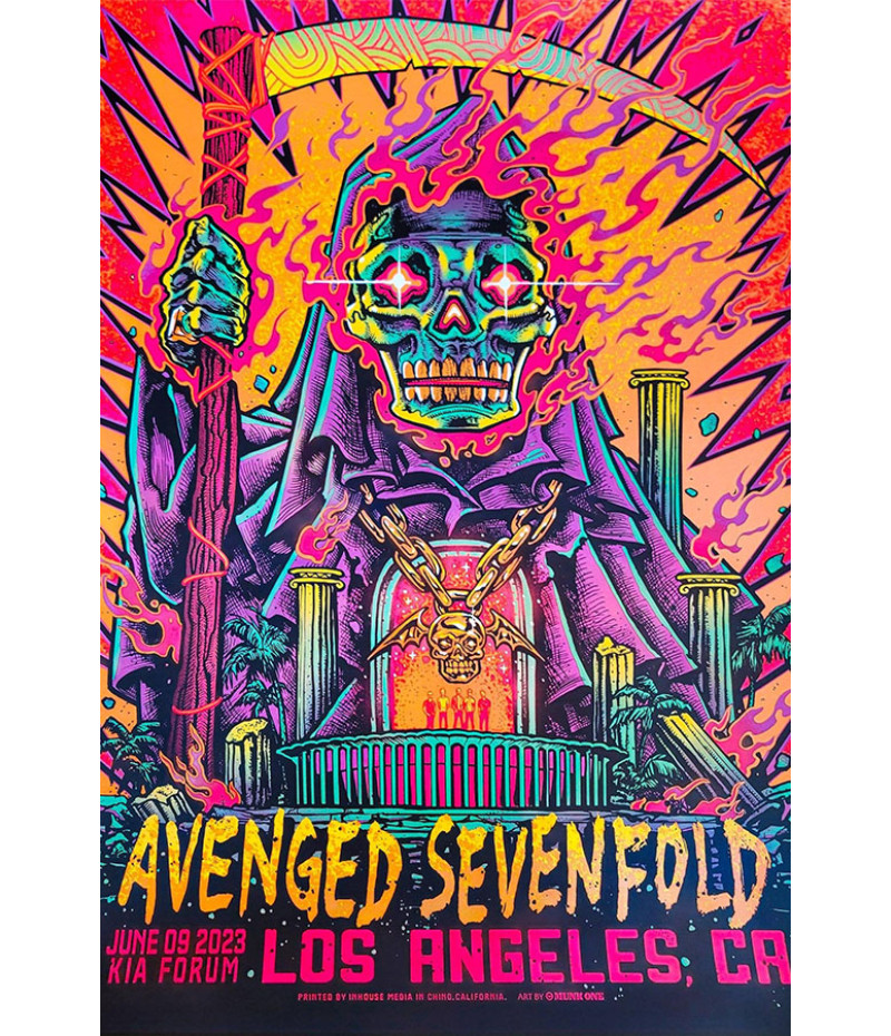Poster Avenged Sevenfold - A7X - Bandas de Rock