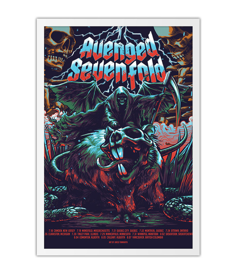 Poster Avenged Sevenfold - A7X - Bandas de Rock