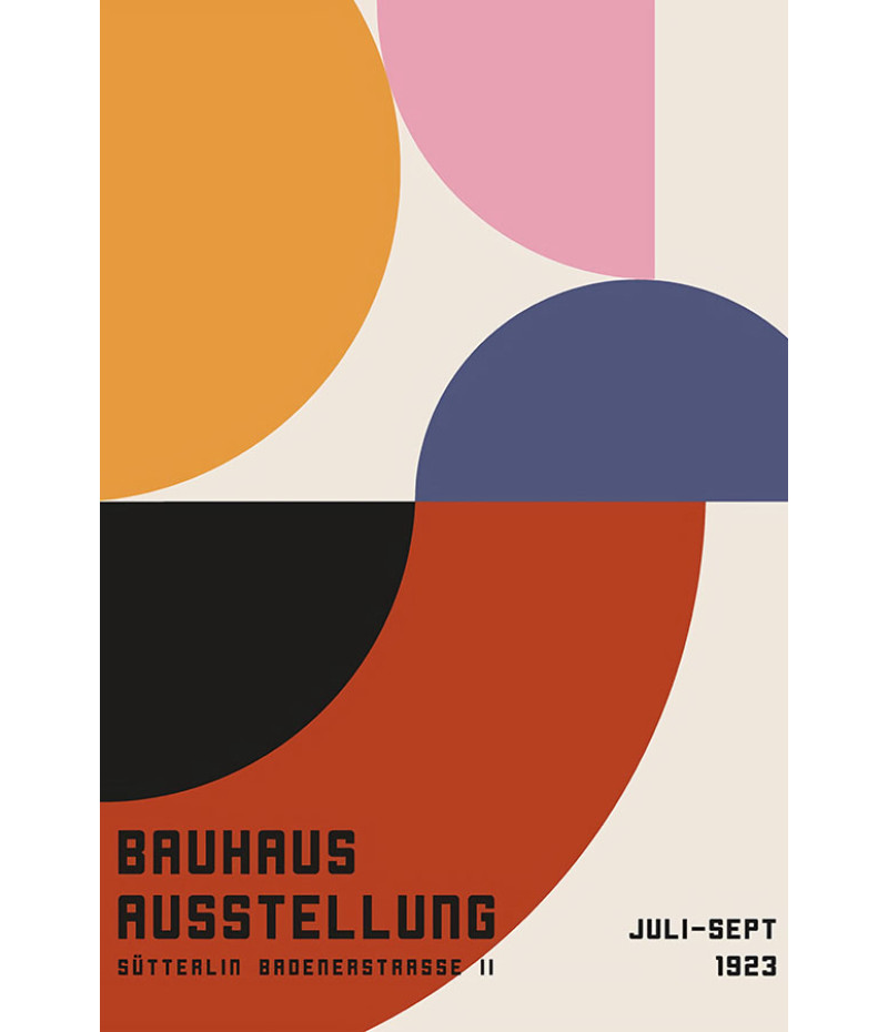 Poster Bauhaus Ausstellung - Misc - Frases