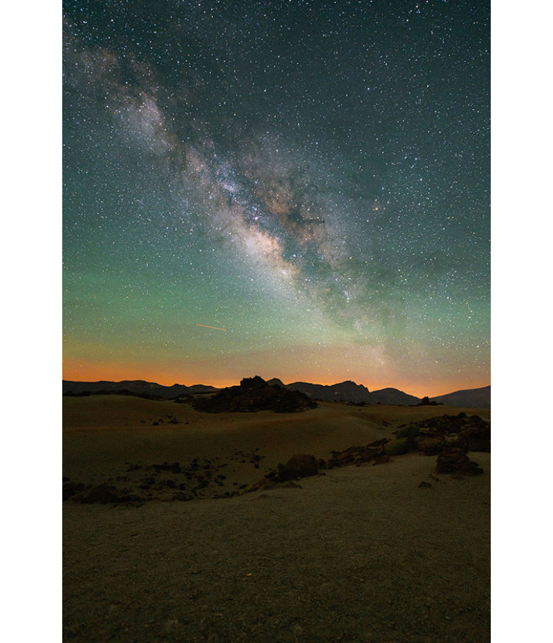 Poster Deserto E Constelações - Fotografia