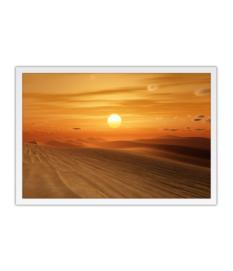 Poster Deserto E Sol - Fotografia