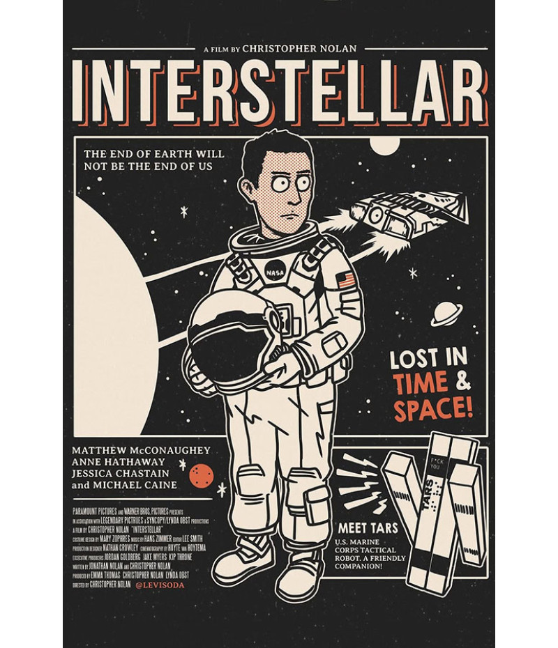 Poster Interestelar - Interstellar - Alternativo - Misc - Filmes