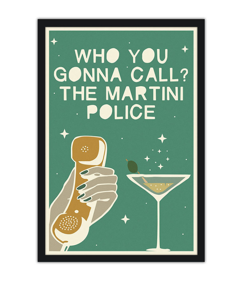 Poster Martini Police - Misc - Frases